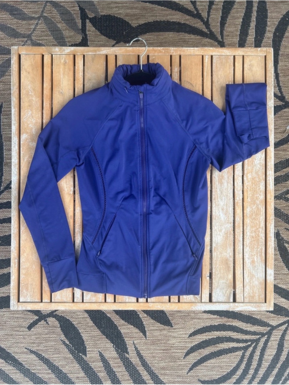 Fabletics Women's Purple Zip-Up Activewear Jacket